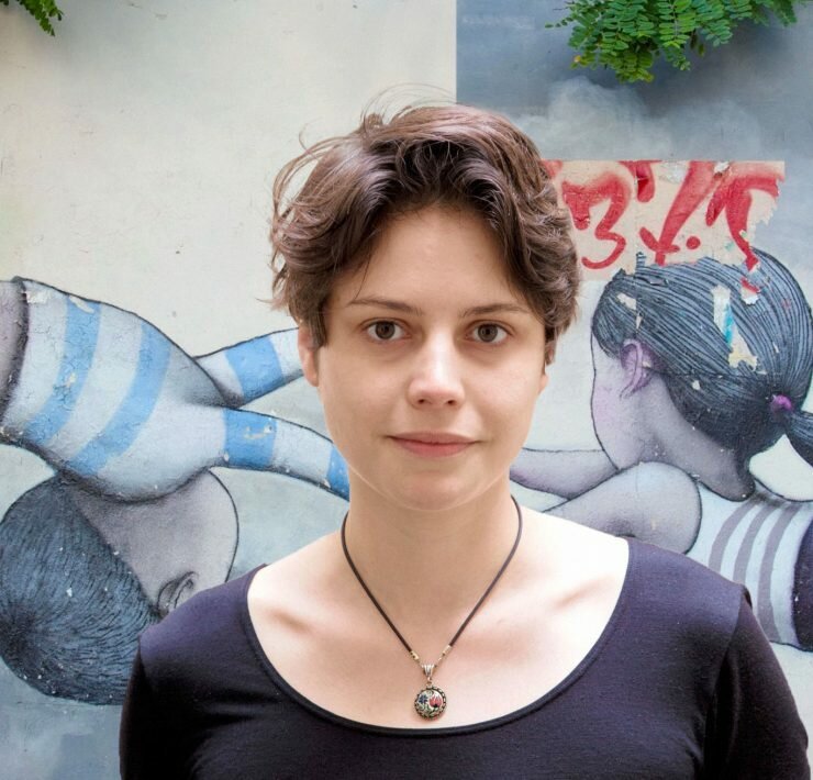 Julie Bulourde photographiée par un amateur.