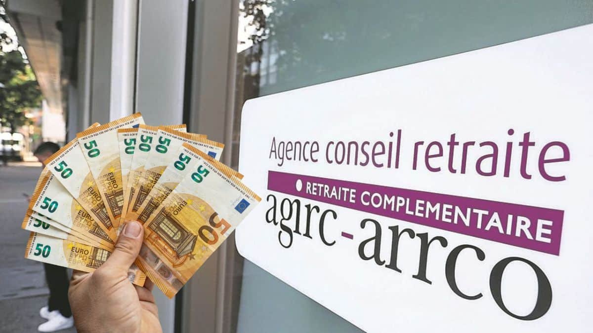 agirc arrco voici le montant supplémentaire qui va arriver aujourd'hui sur votre compte bancaire