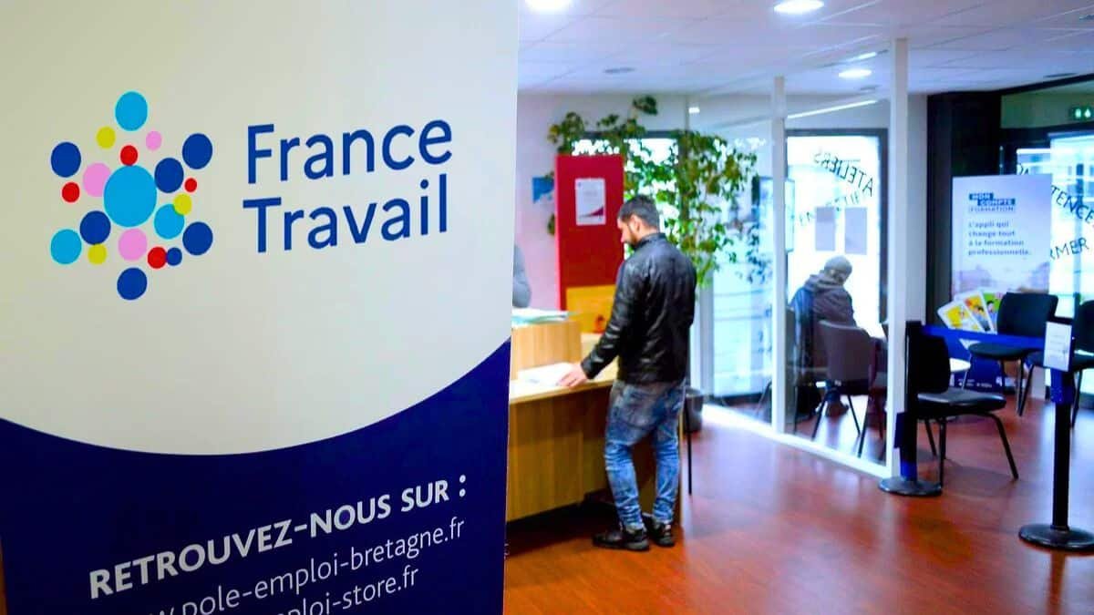 france travail et démission