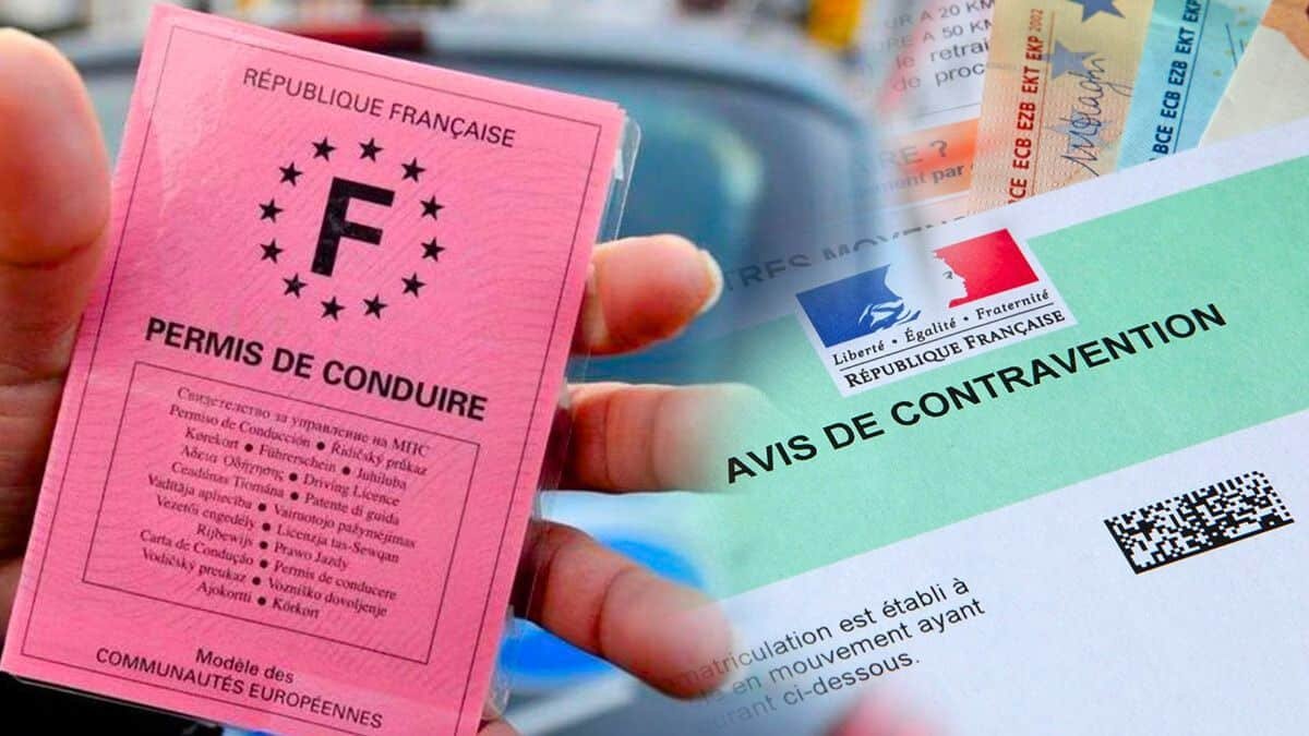 permis de conduire 135€ d'amende