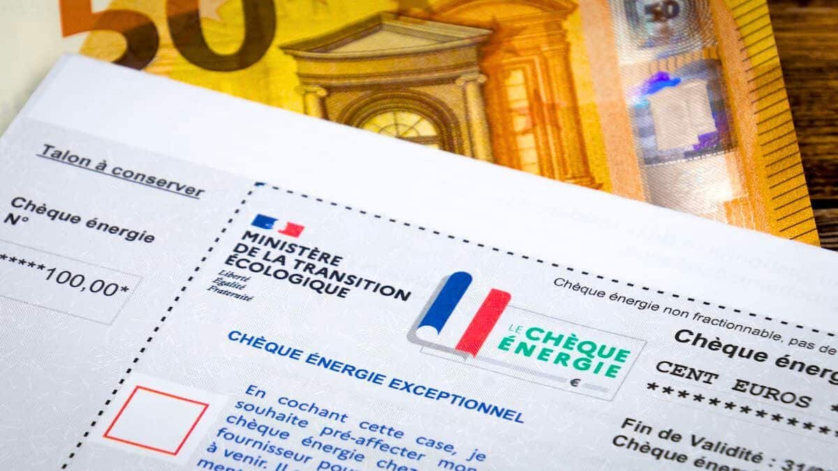 recevoir le chèque énergie