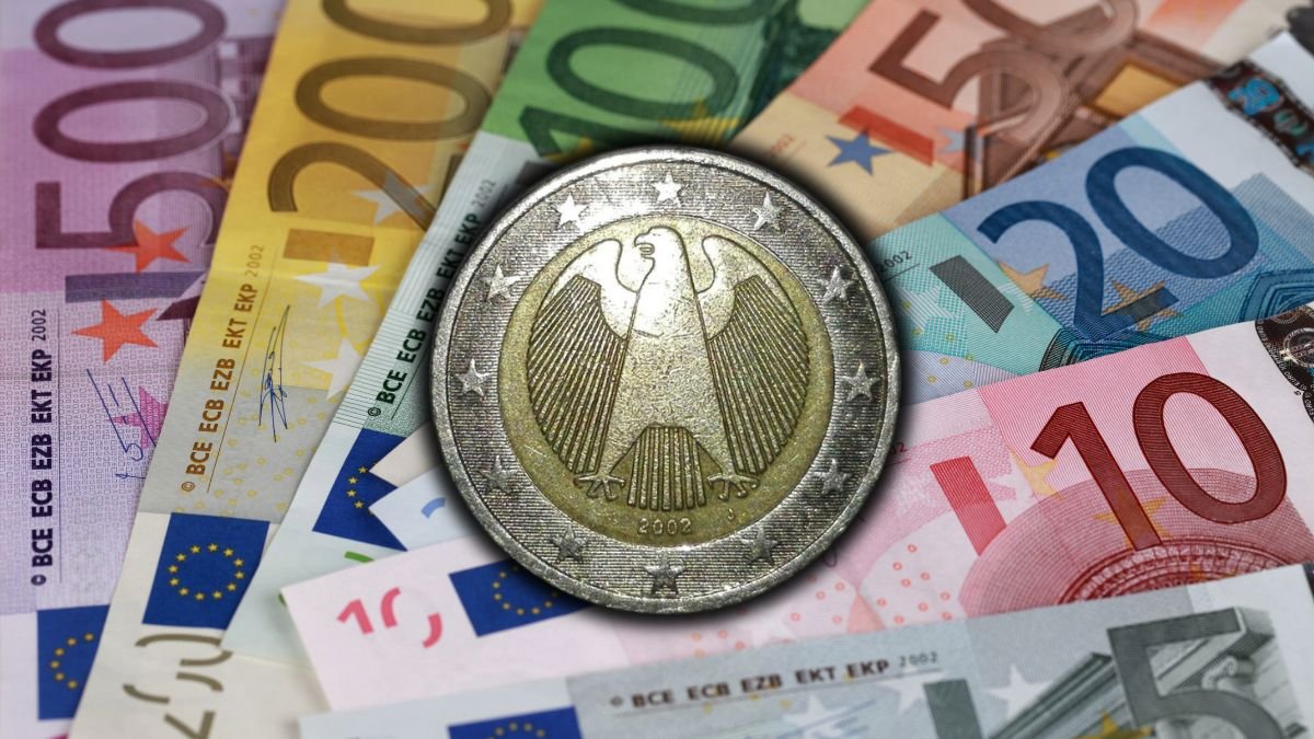 2 euros avec aigle fautée