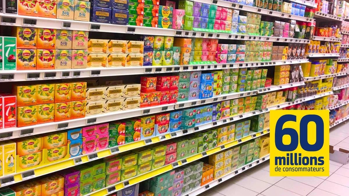 thés et tisanes en sachet sont contaminées