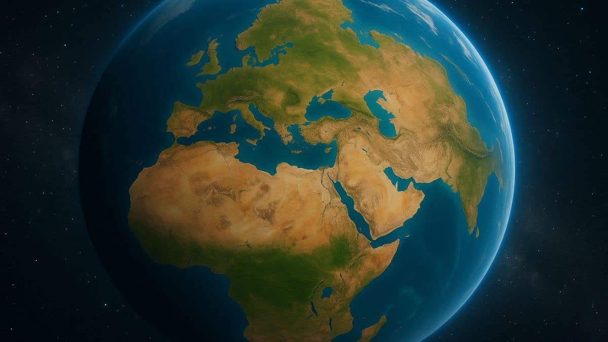 la terre dans 250 millions d’années  voici la carte du futur supercontinent qui reliera les humains du monde entier